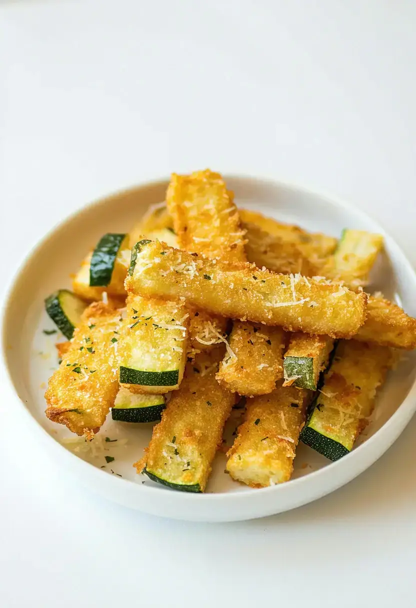 Batatas Fritas de Abobrinha Assadas