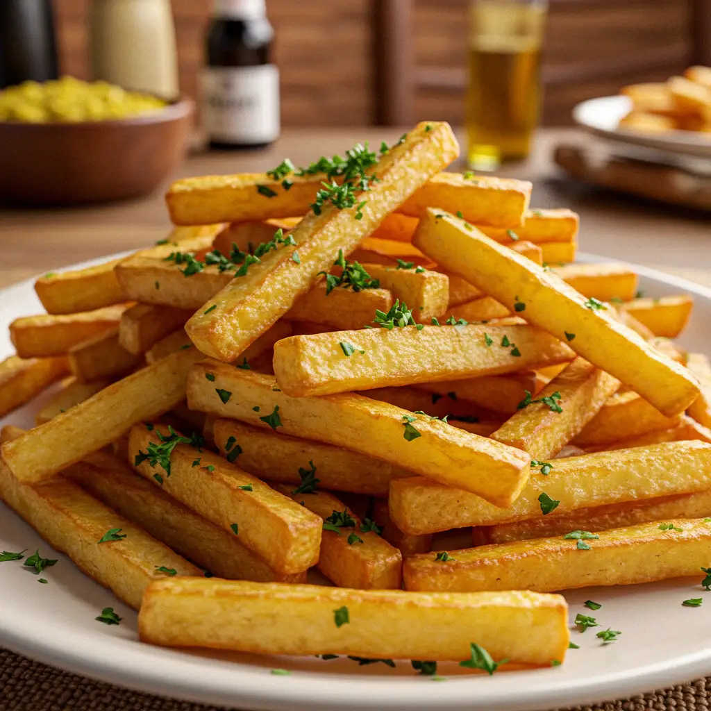 Batata frita sem fritar
