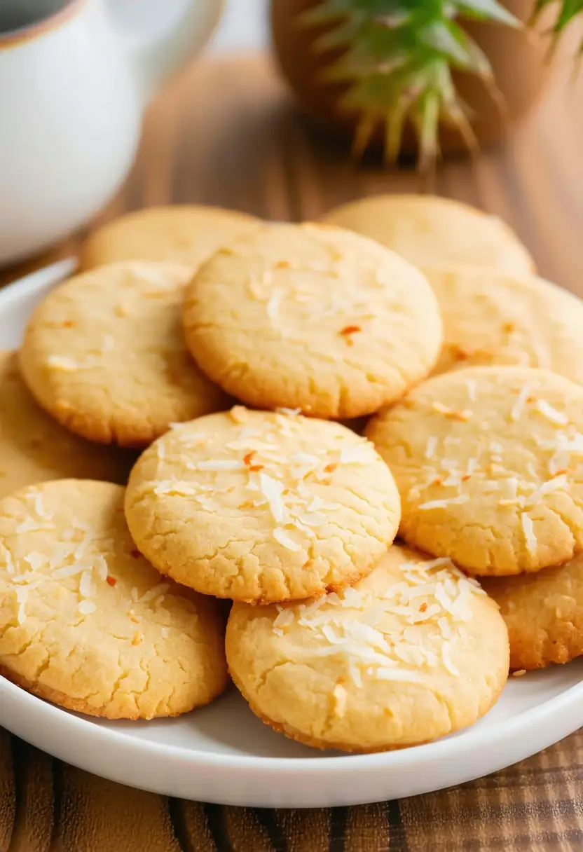 Biscoito de Coco Sem Manteiga