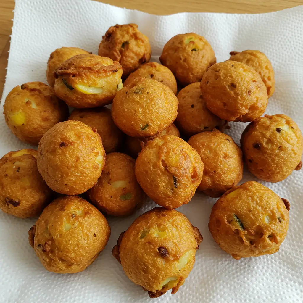 Bolinhos de Arroz Verde