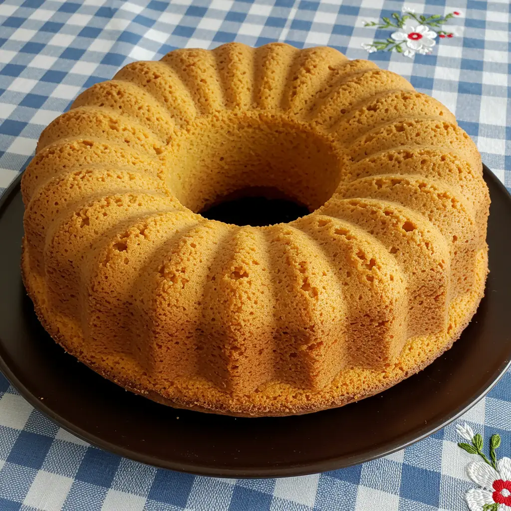 Bolo Cremoso de Fubá