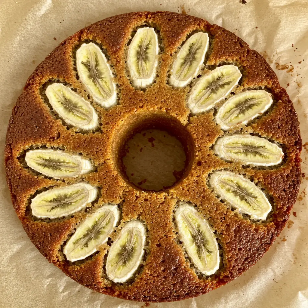 Bolo de banana da terra