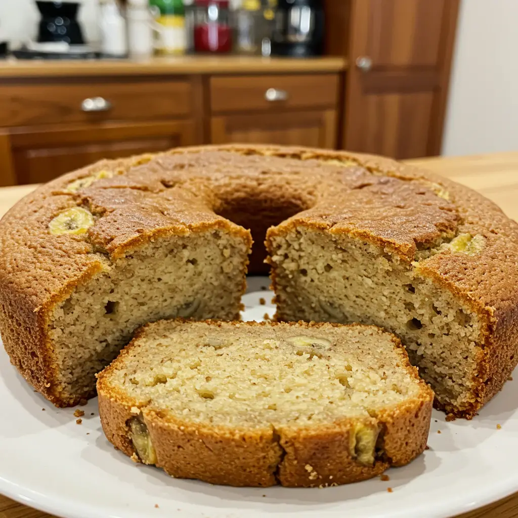 Bolo de banana fitness