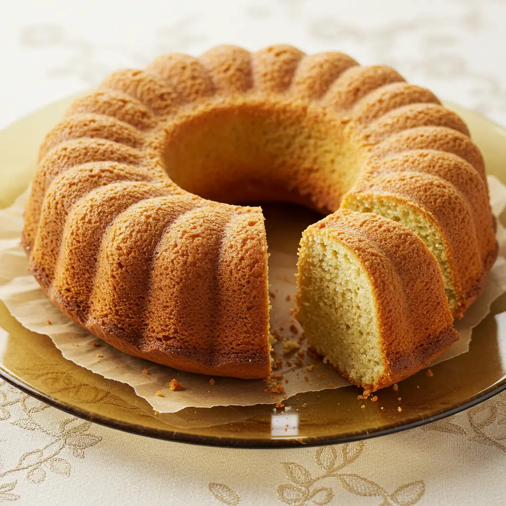 Bolo de Baunilha