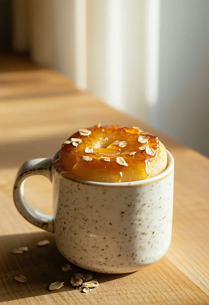 Bolo de Caneca de Banana Fit