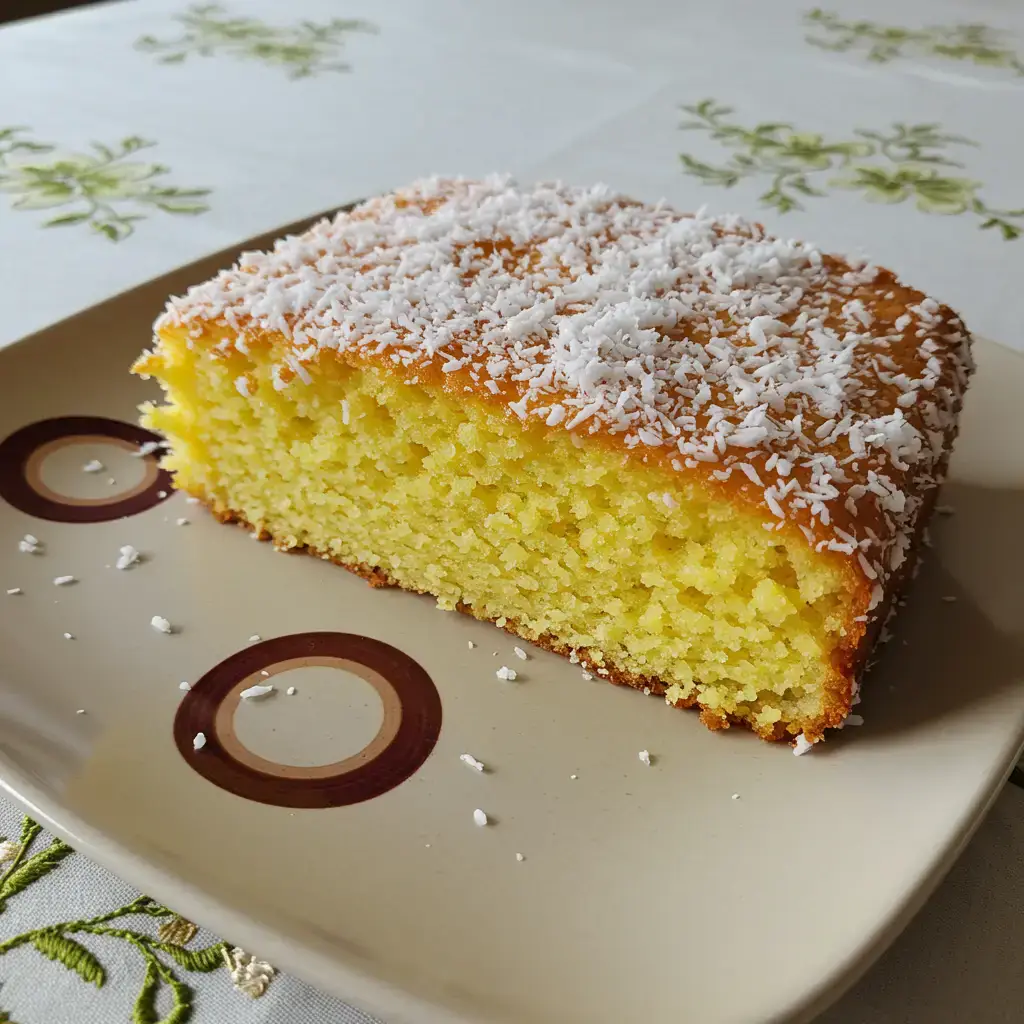 Bolo de Coco Cremoso