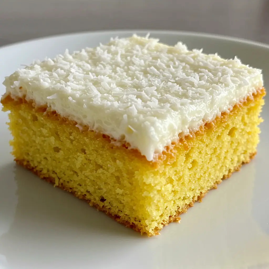 Bolo de coco gelado