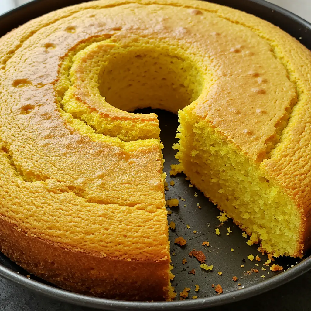 Bolo de Flocos de Milho