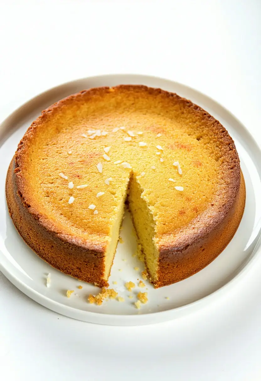 Bolo de Fubá com Coco