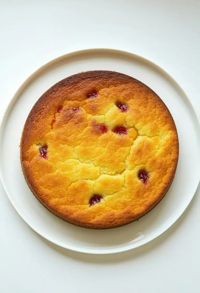 Bolo de Fubá com Goiabada