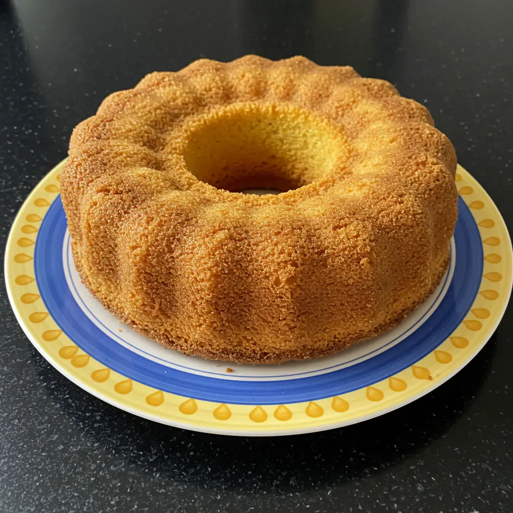 Bolo de Fubá com Limão