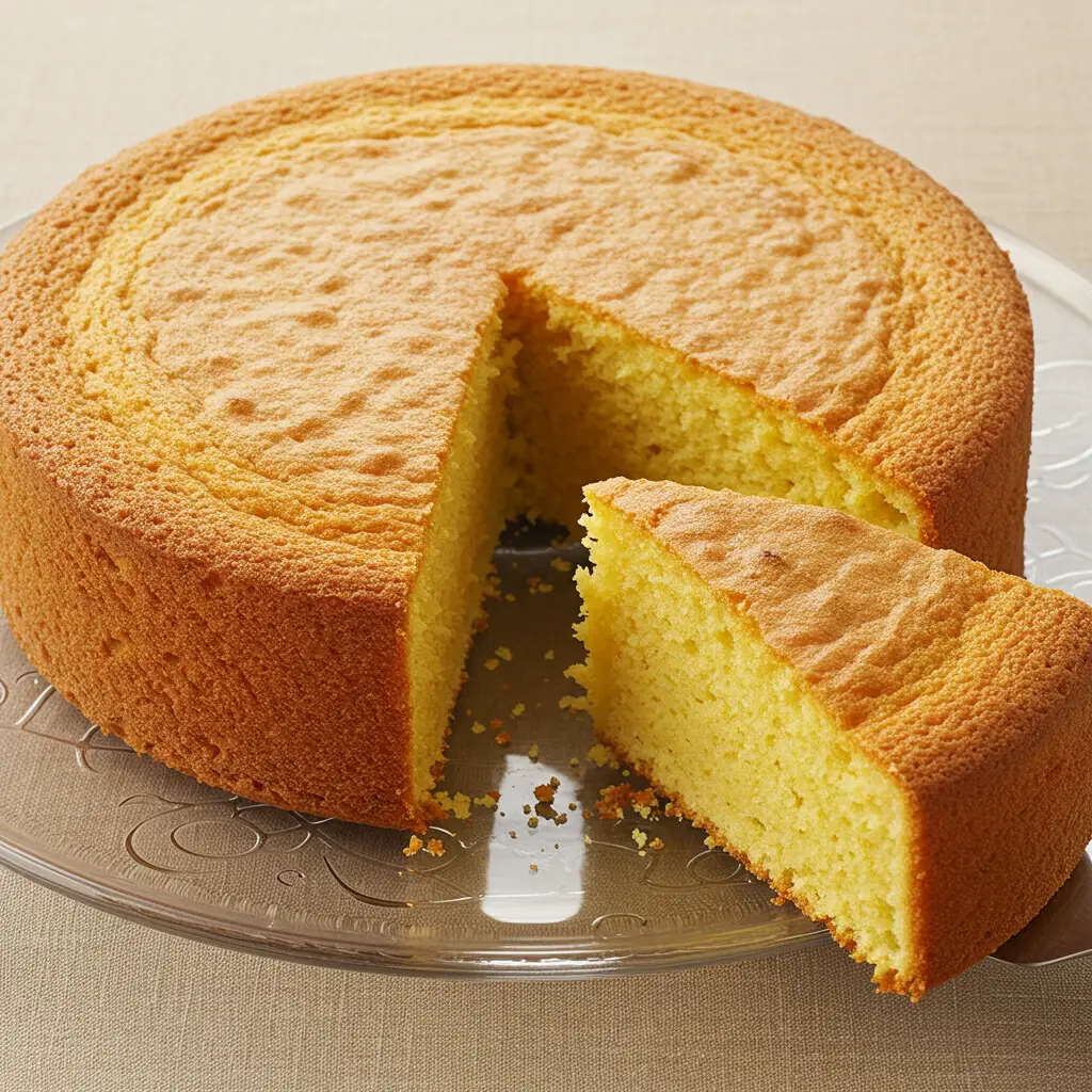 Bolo de Fubá Cremoso