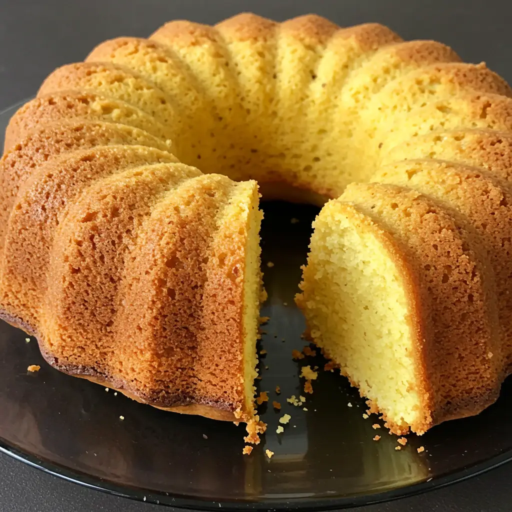 Bolo de Fubá Cremoso
