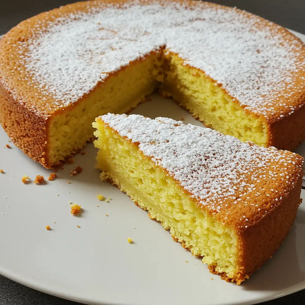 Bolo de Fubá Cremoso