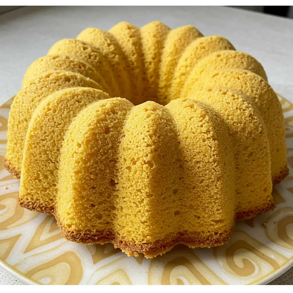 Bolo de Fubá Cremoso