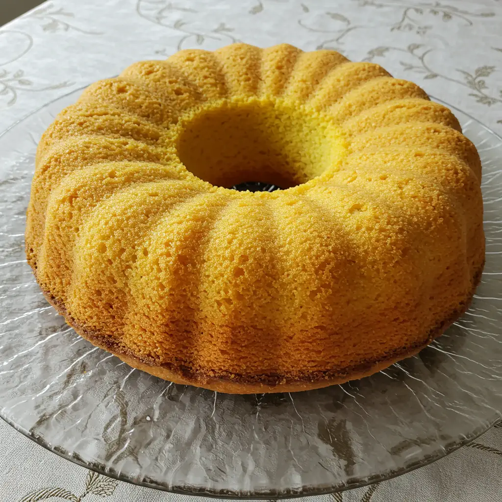 Bolo de Fubá Cremoso