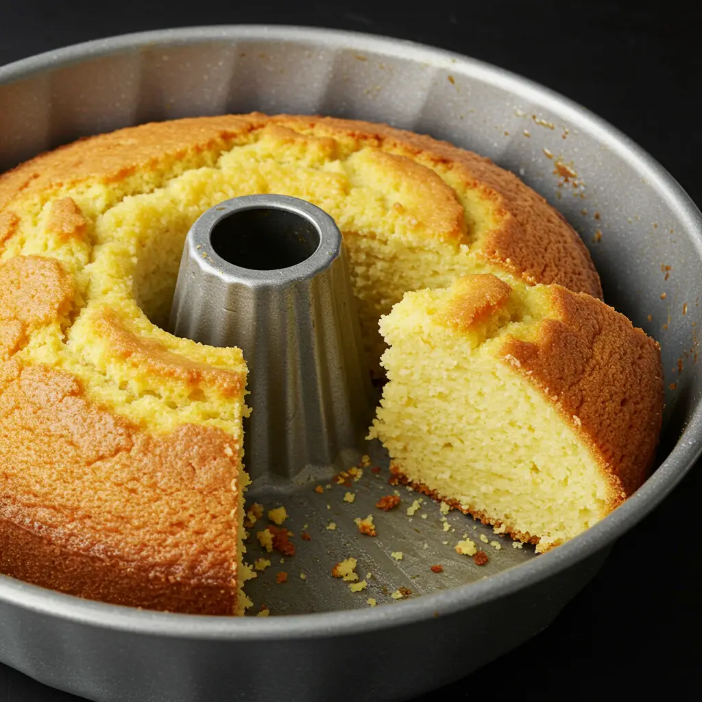 Bolo de Fubá Cremoso