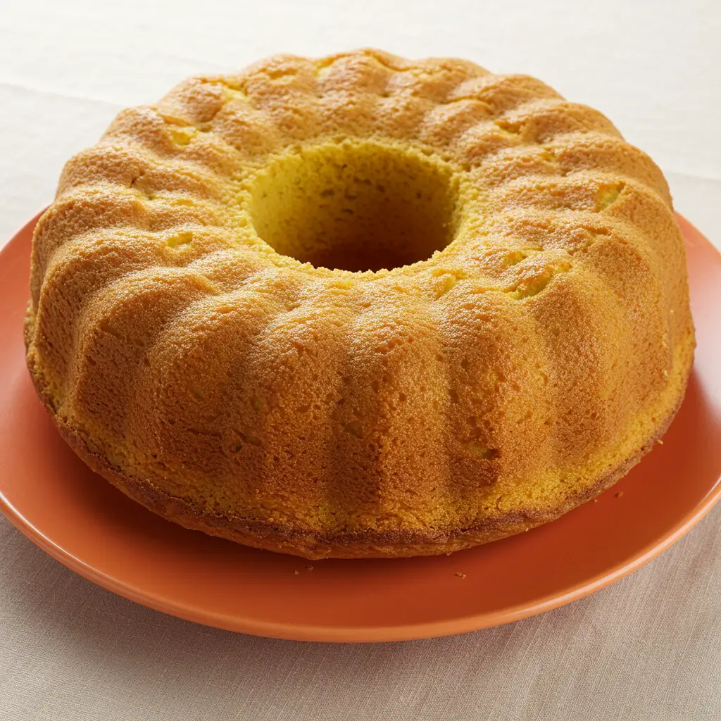 Bolo de Fubá Cremoso