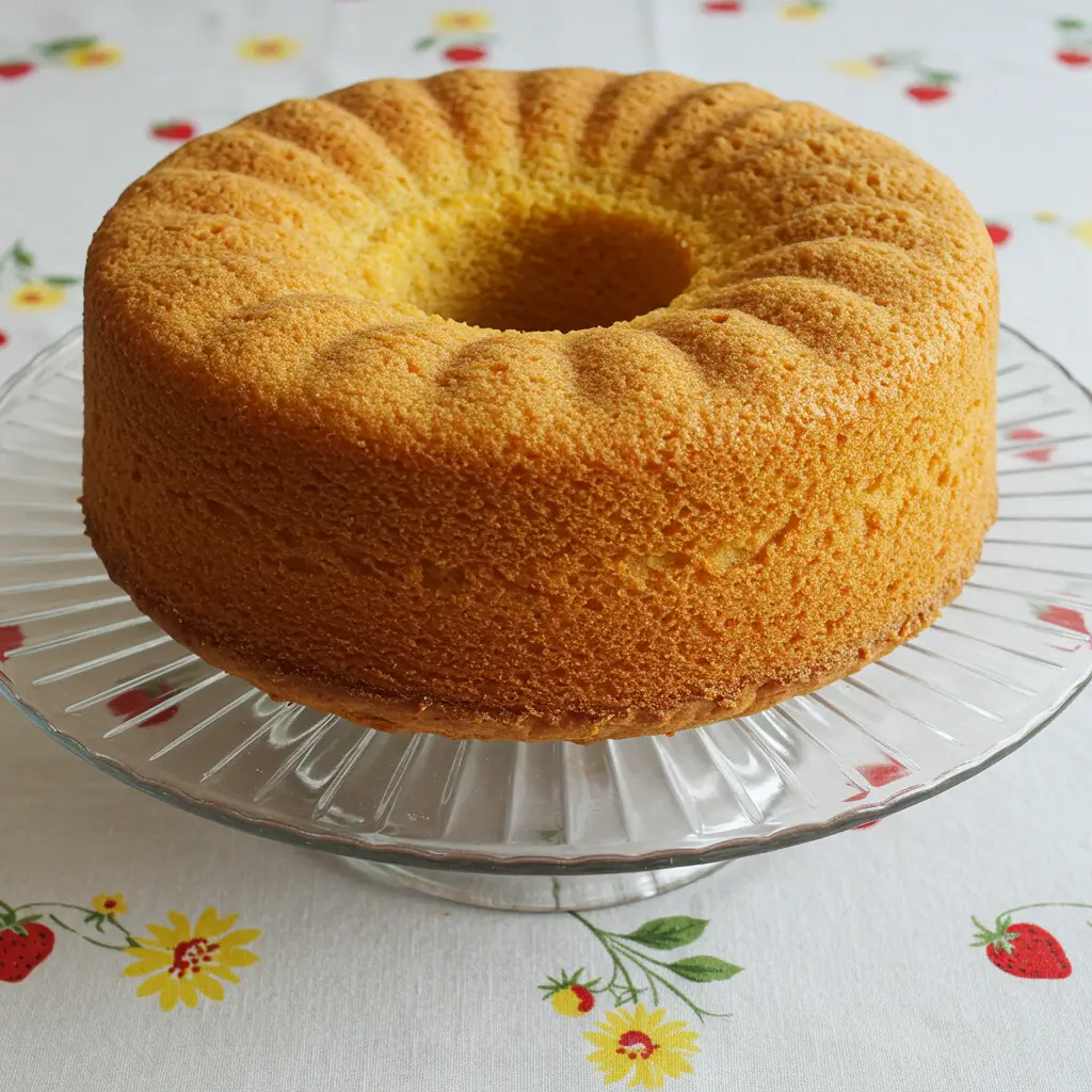 Bolo de Fubá Crocante