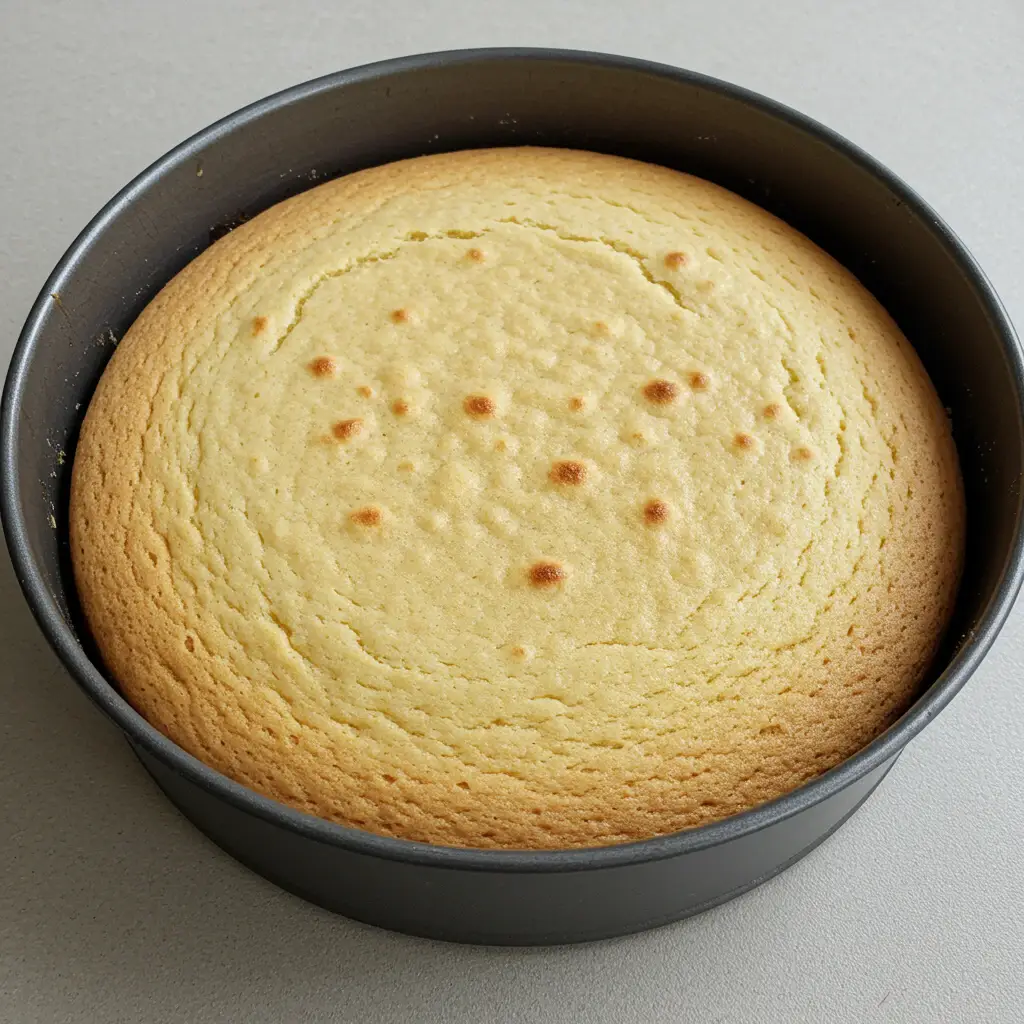 Bolo de Fubá e Leite