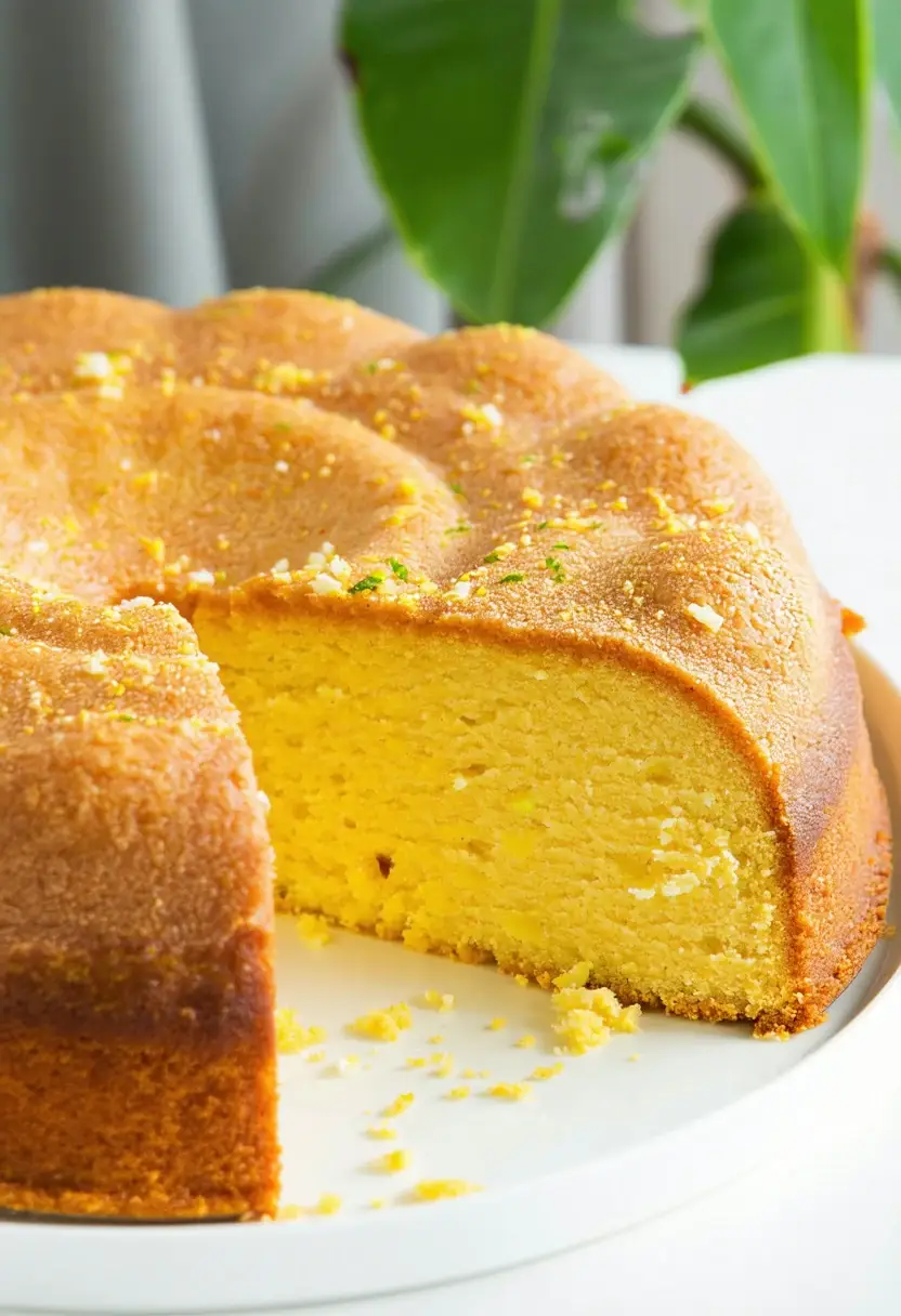 Bolo de Fubá na AirFryer