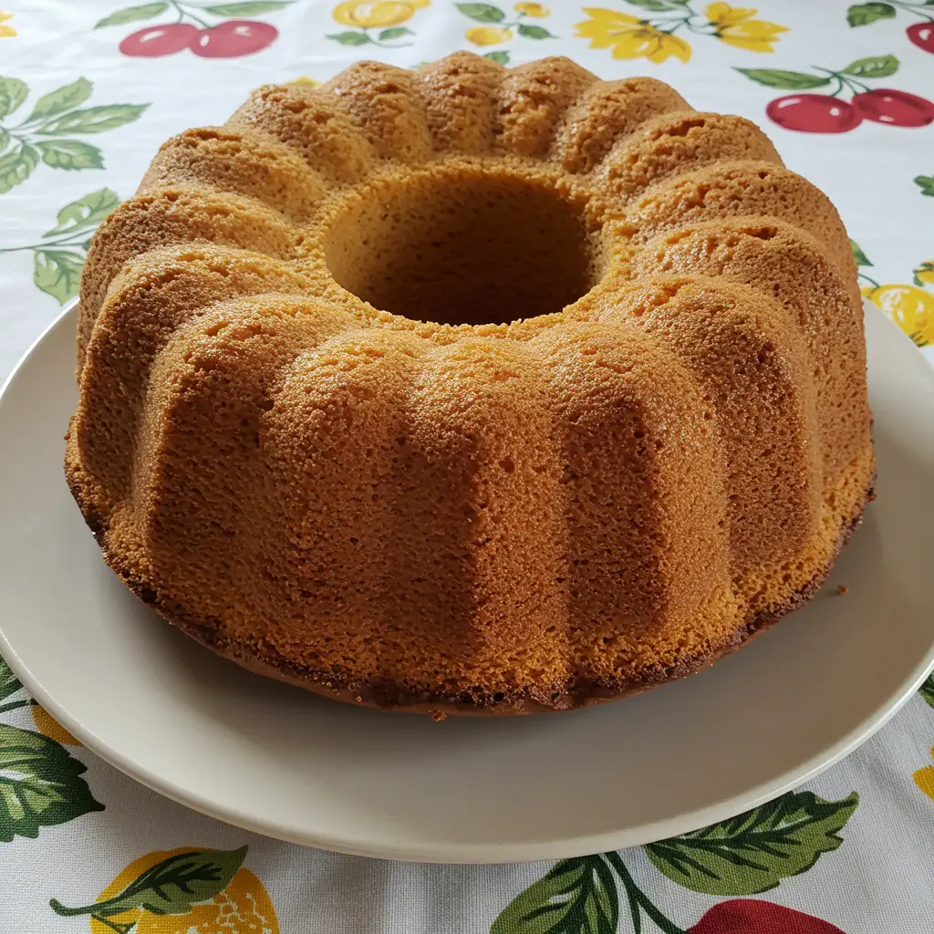 Bolo de Fubá Simples