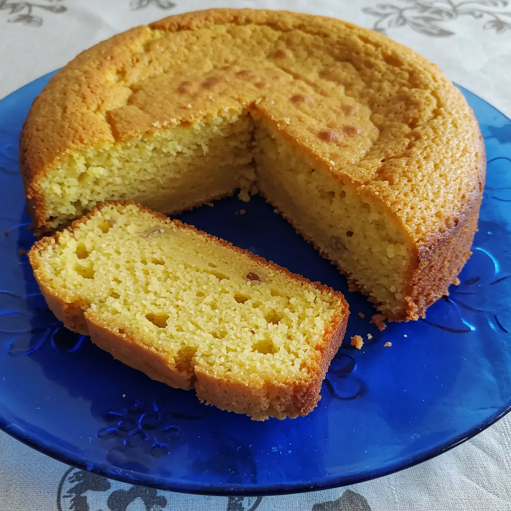 Bolo de Fubá Simples