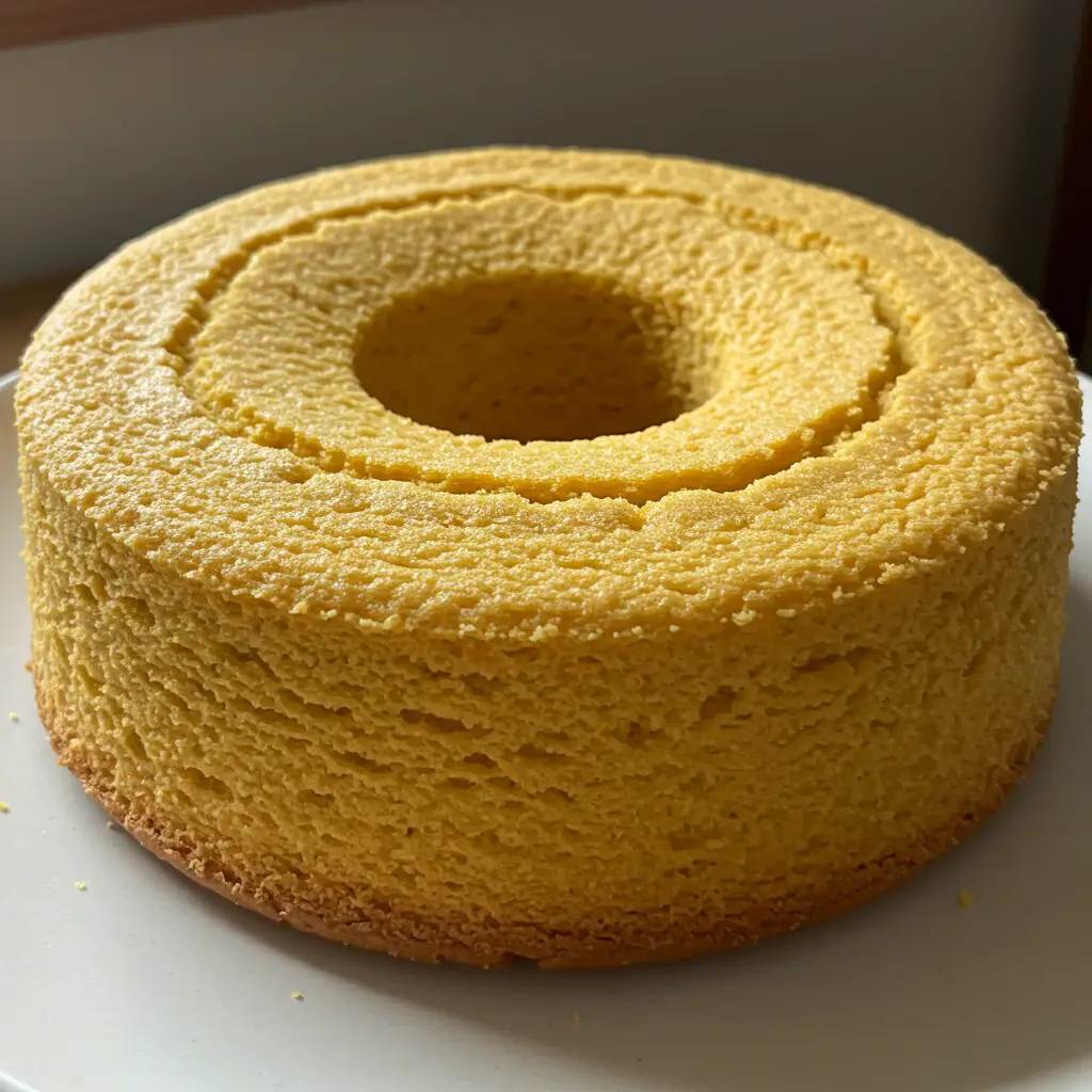 Bolo de Fubá Simples