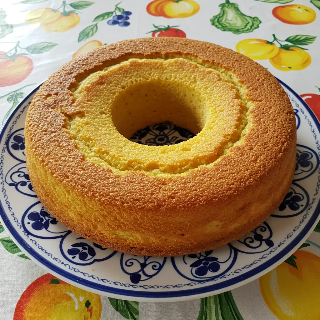 Bolo de Fubá Simples