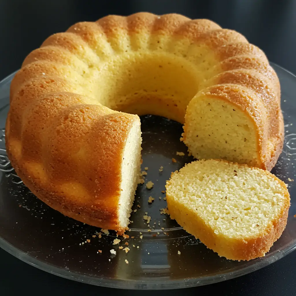 Bolo de Fubá Simples