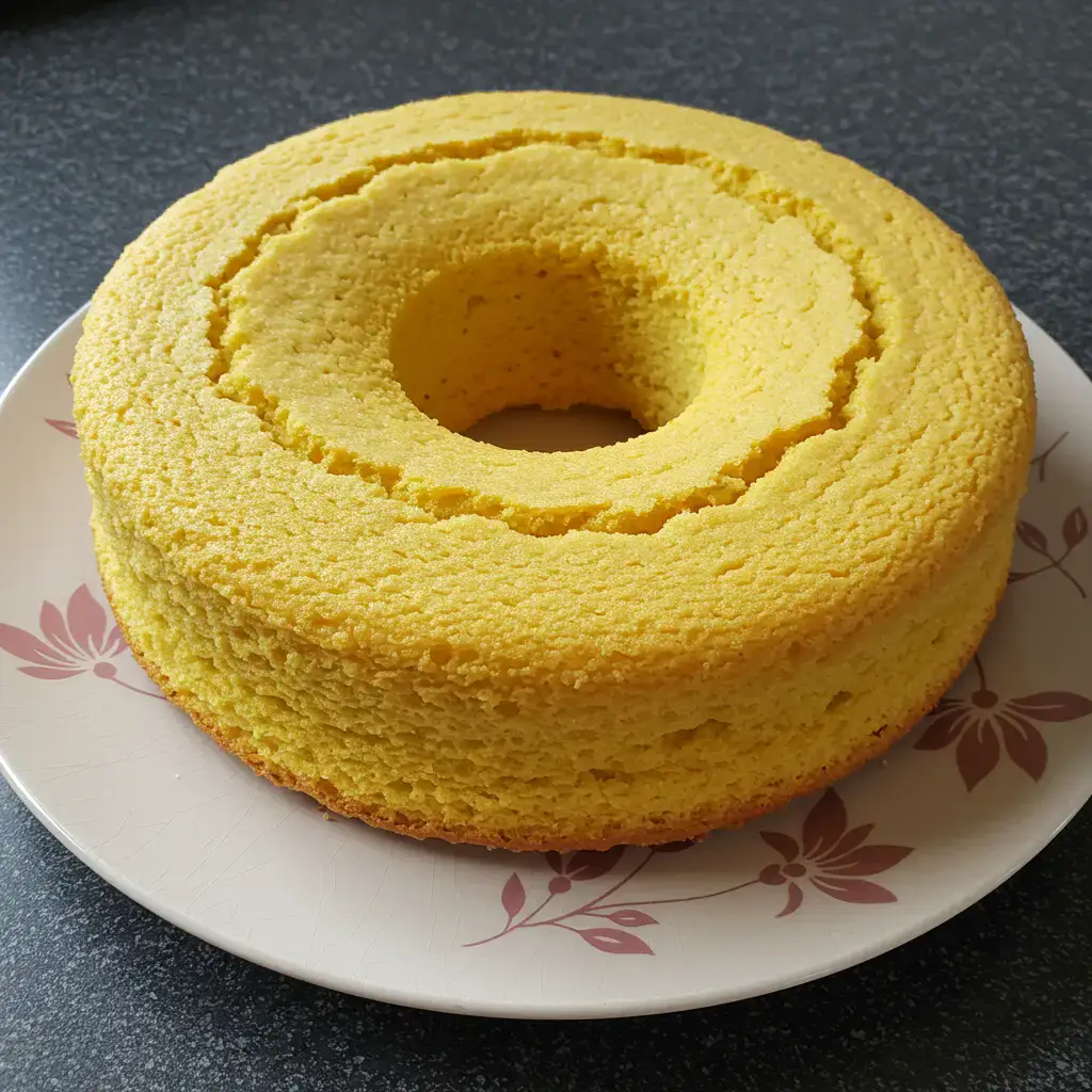 Bolo de Fubá Simples