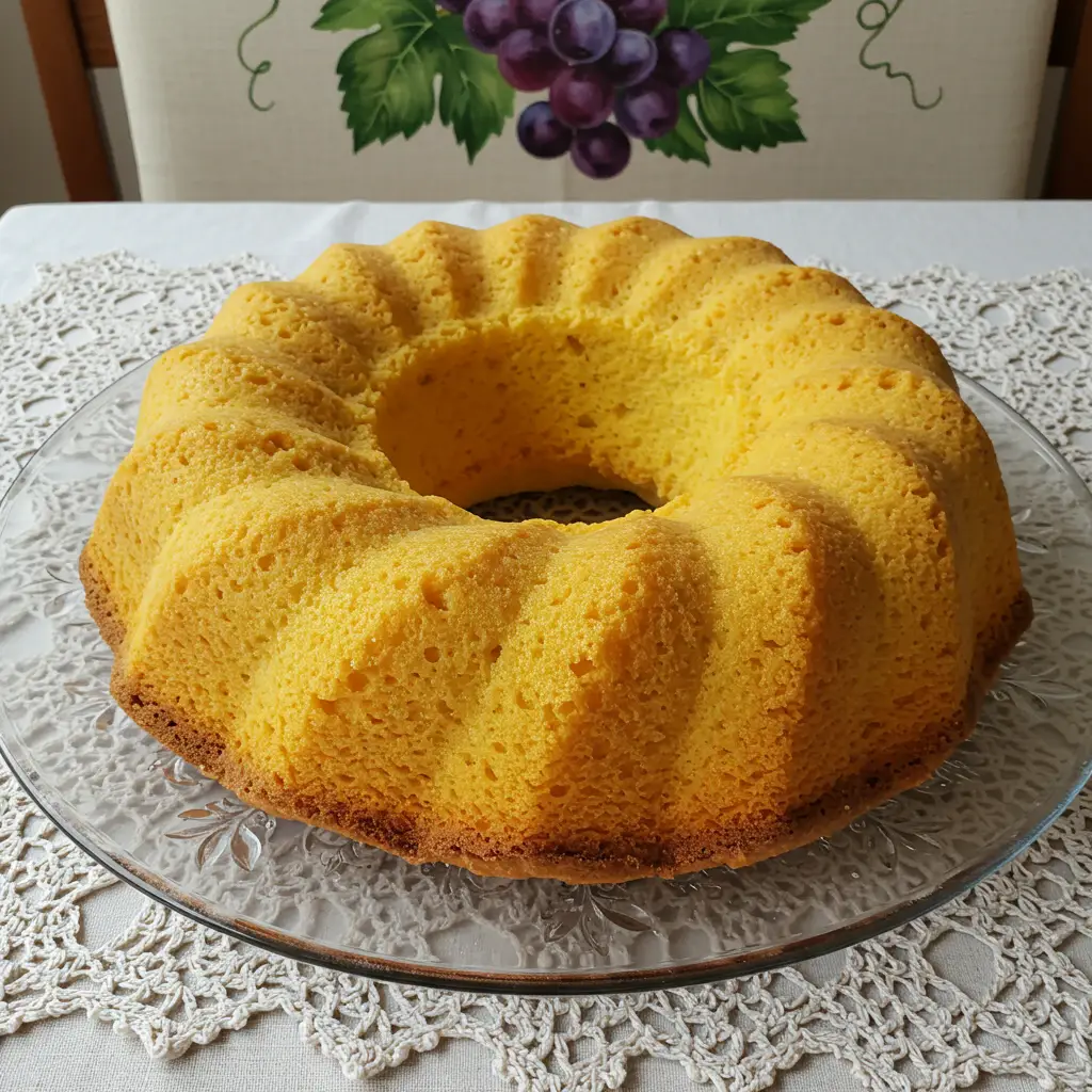 Bolo de Goma com Café