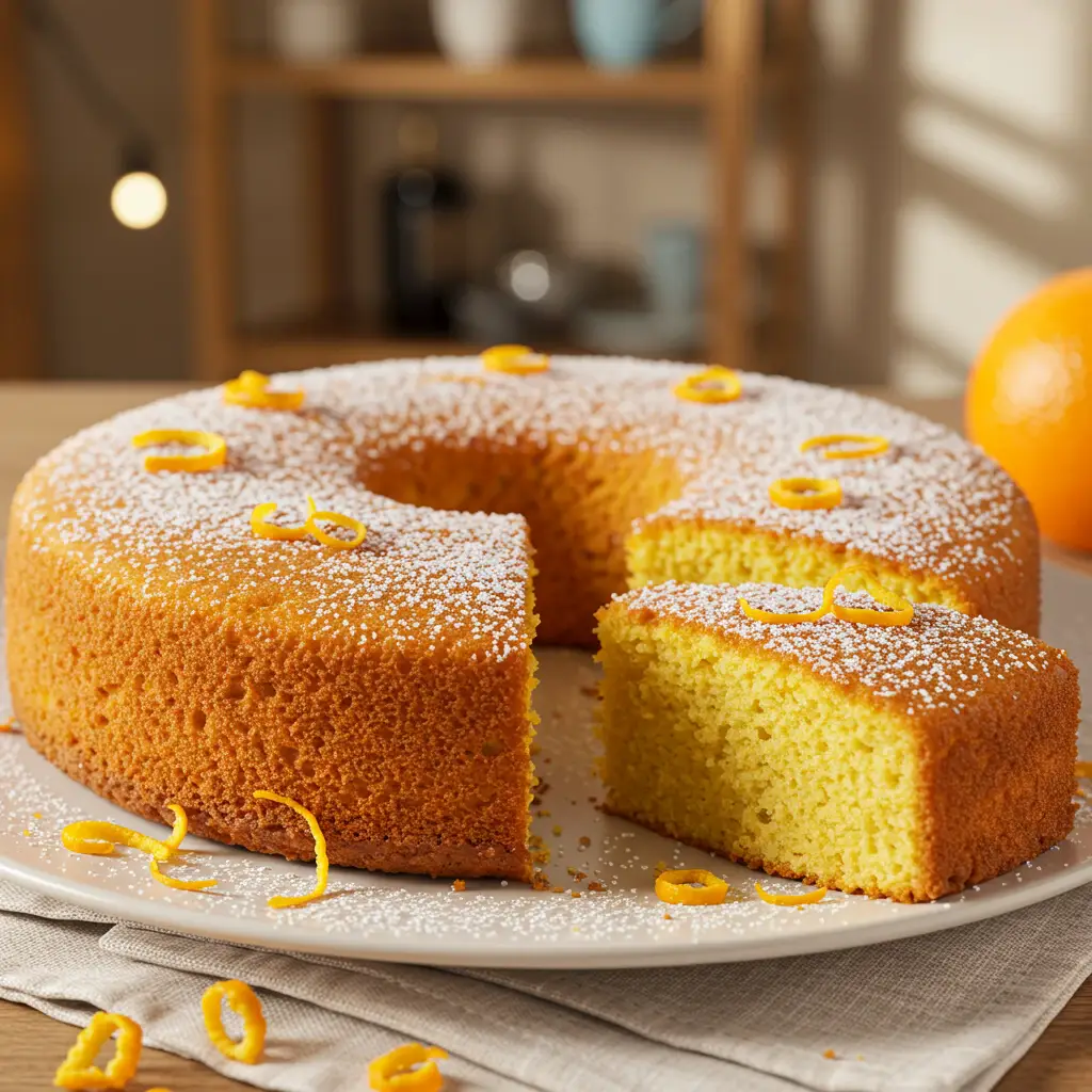 Bolo diet de laranja