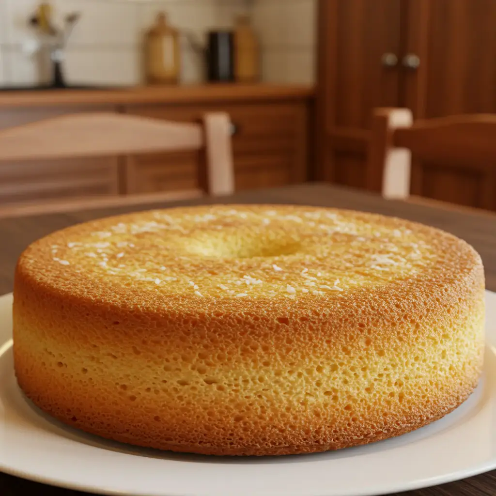 Bolo fofo de coco