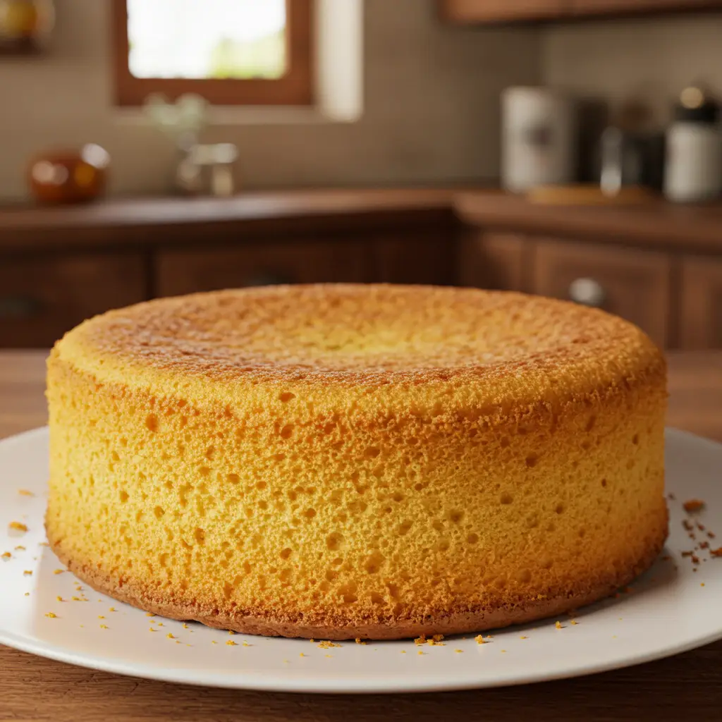 Bolo pão de ló simples