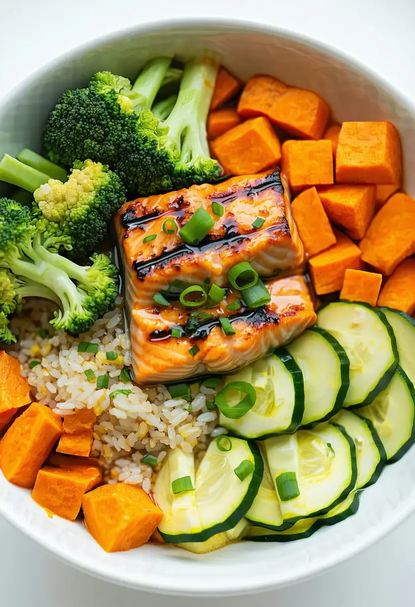 Bowl de Salmão com Legumes
