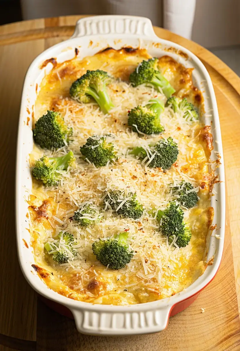 Brócolis Gratinado Rápido