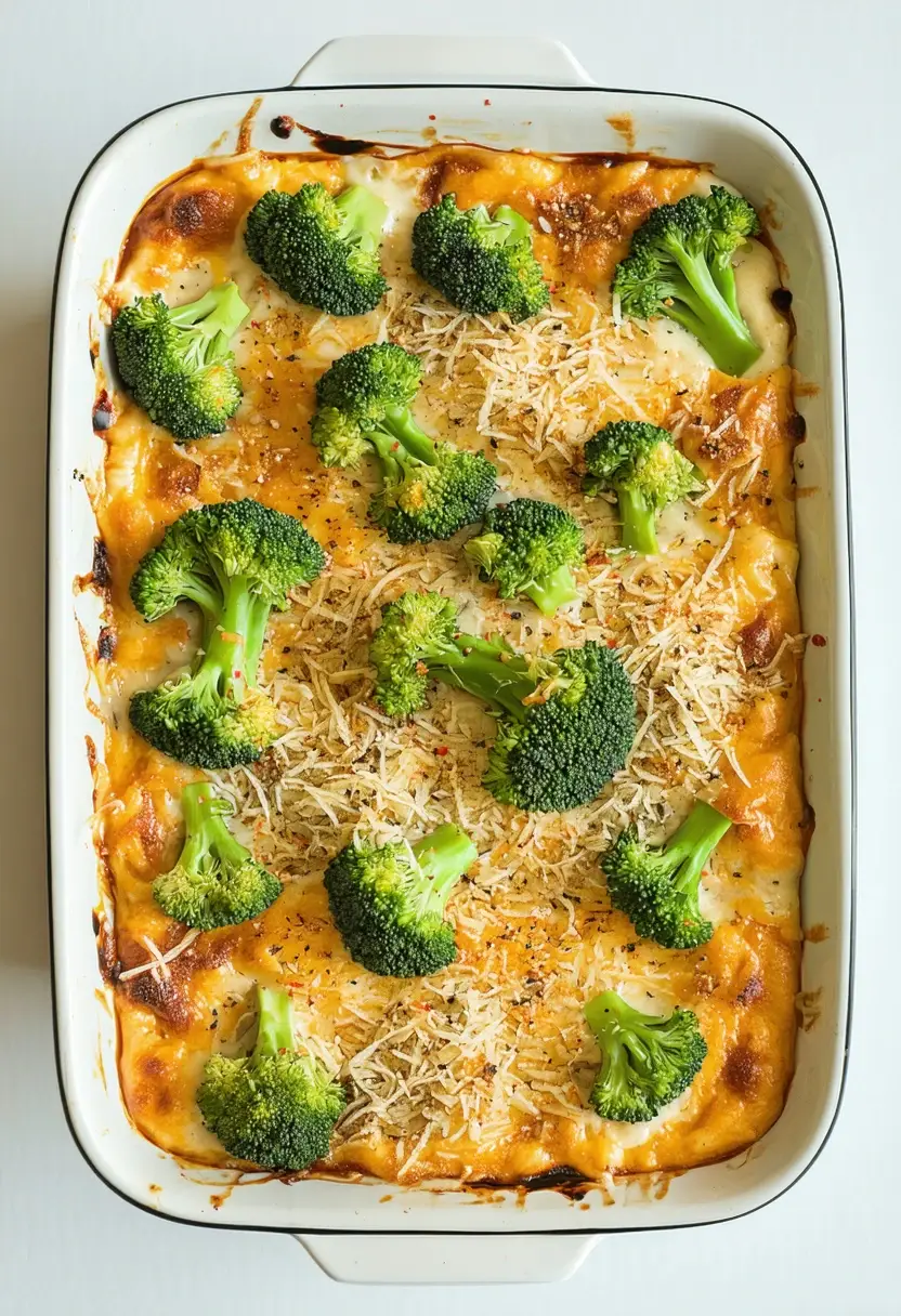 Brócolis Gratinado Rápido