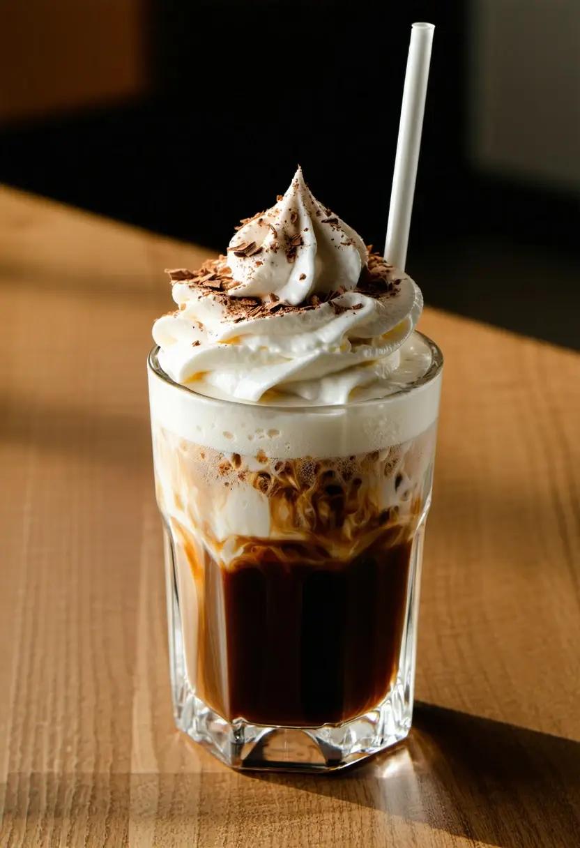 Café Gelado com Chantilly