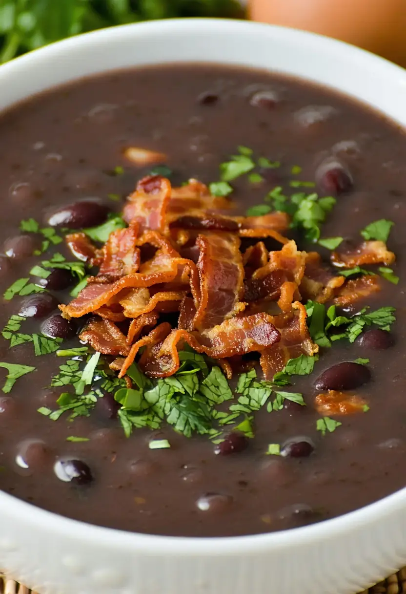 Caldo de Feijão com Bacon