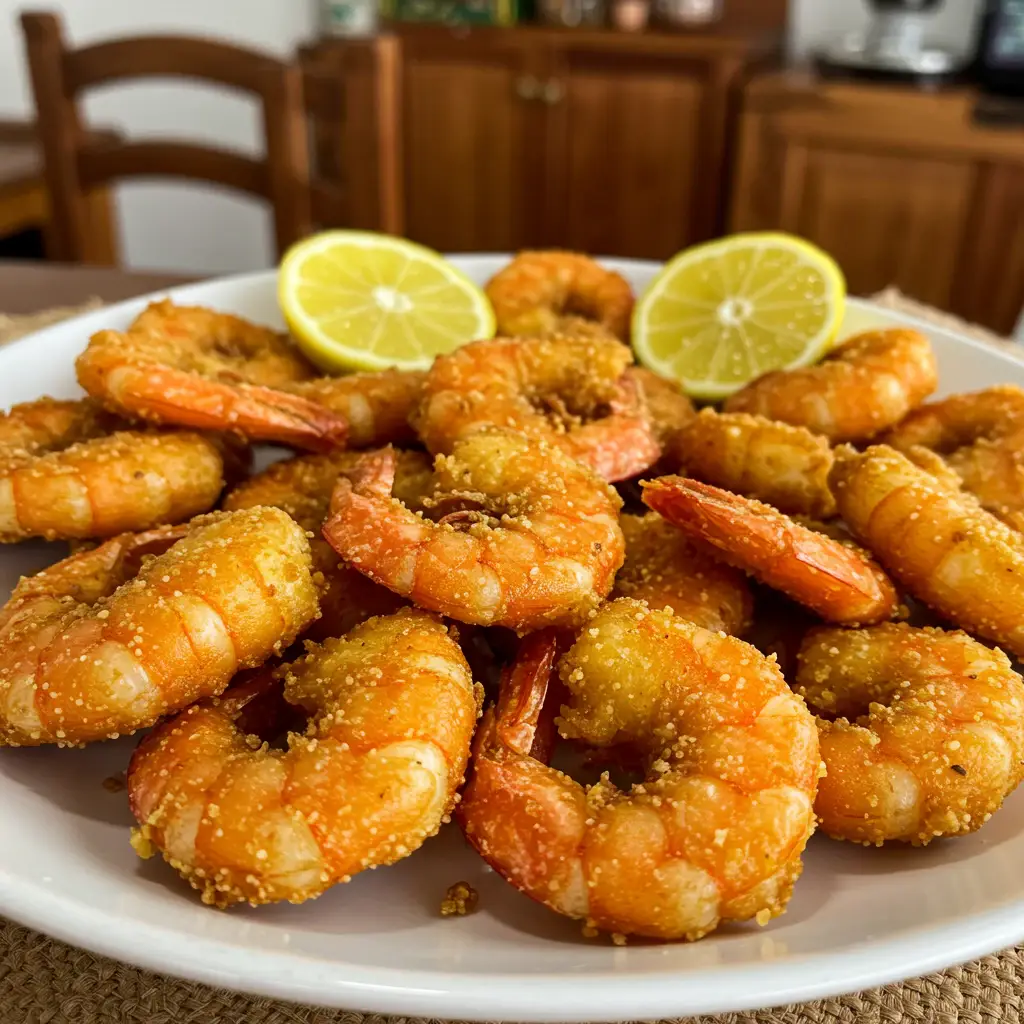 Camarão frito