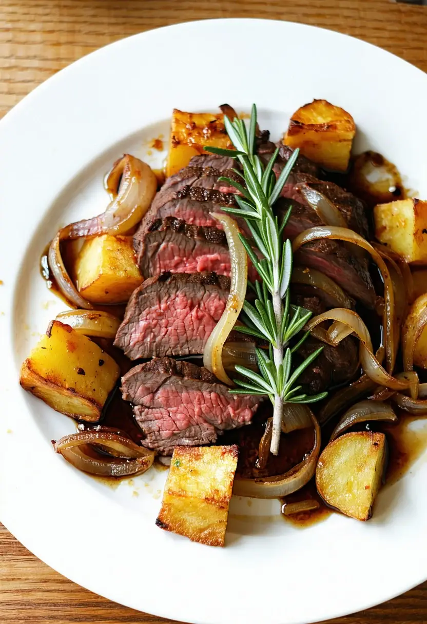 Carne Assada com Batatas