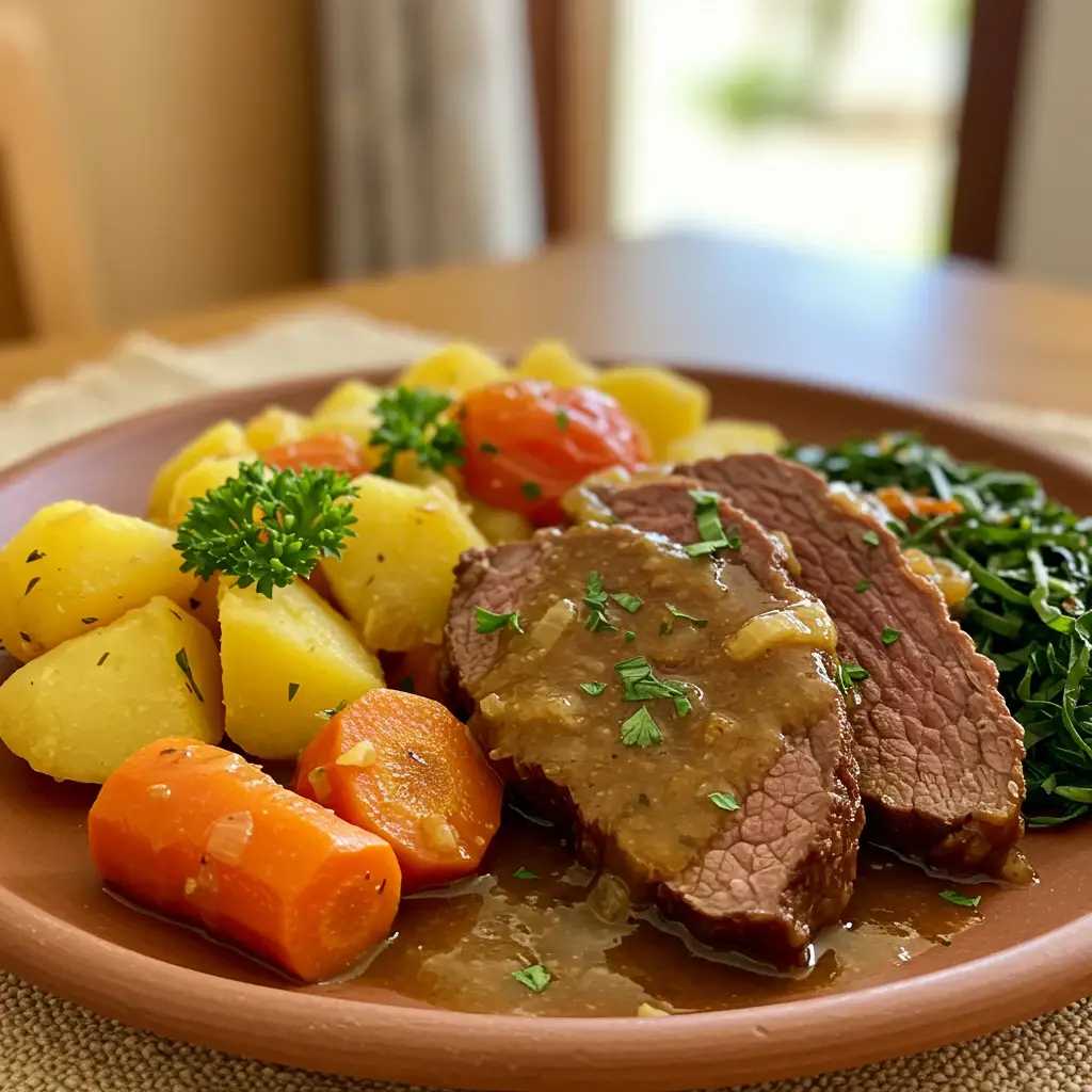 Carne assada de panela