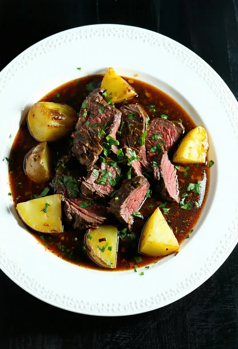 Carne de Panela com Batatas