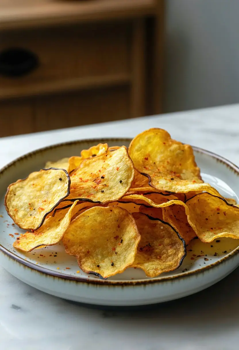 Chips de Berinjela Crocantes