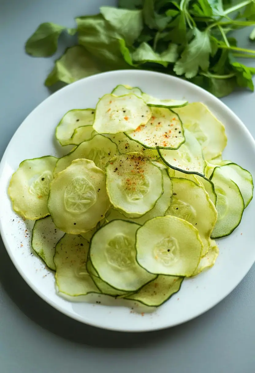 Chips de Pepino Crocantes