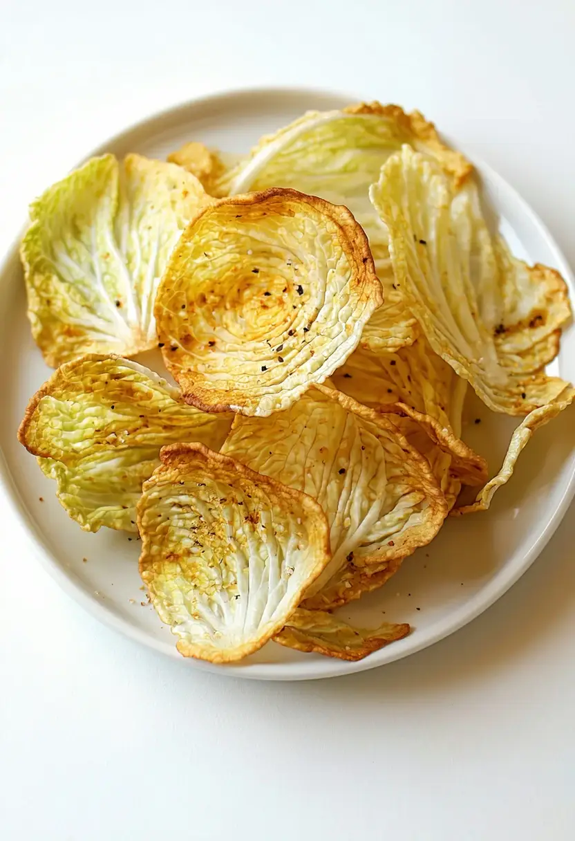 Chips de Repolho Crocantes