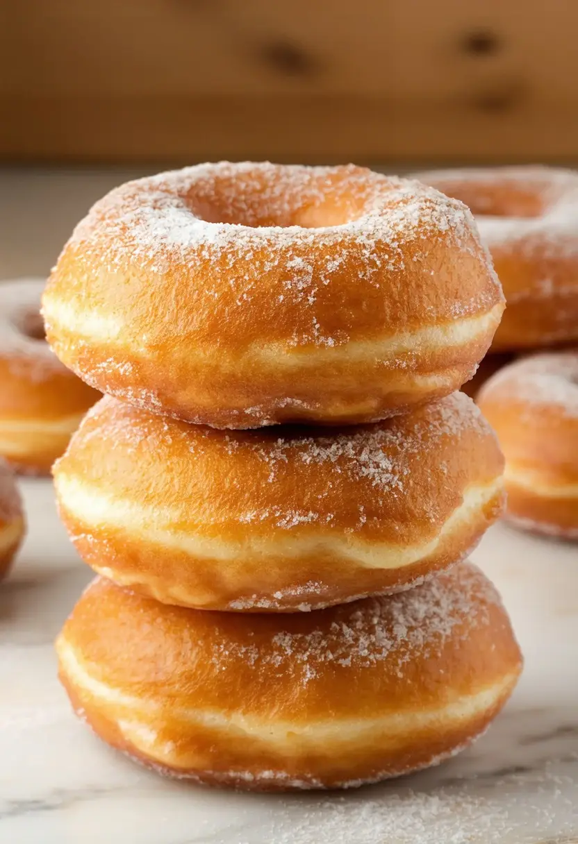 Donuts de Açúcar e Canela