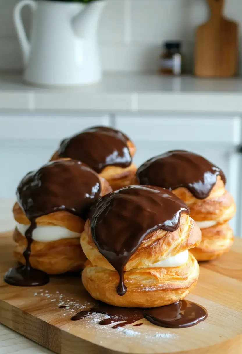 Profiteroles de Chocolate Clássicos