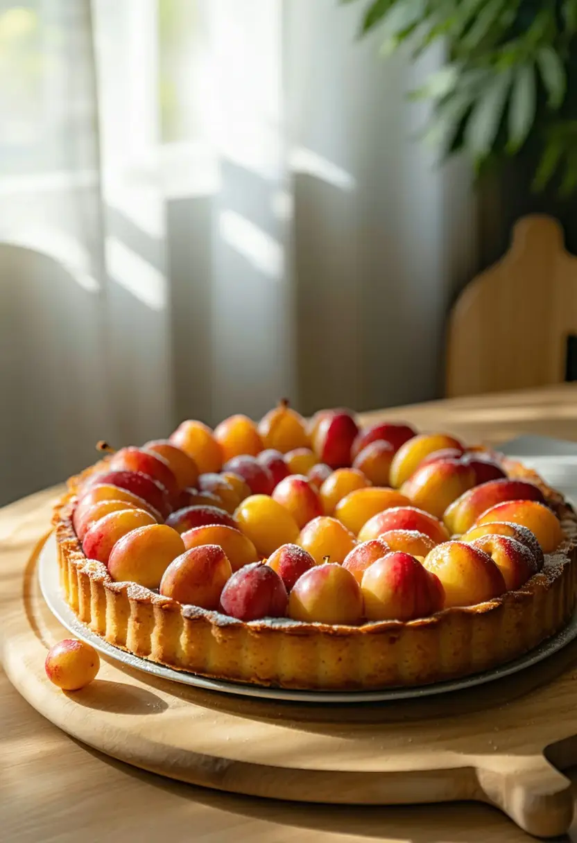 Torta Clássica de Ciruelas